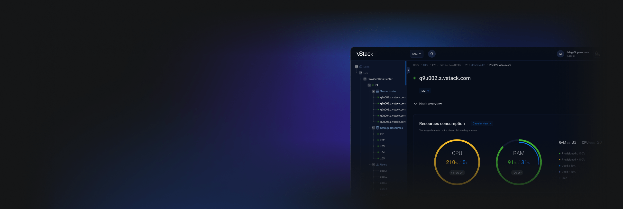 vStack — hyperconvergent platform for creating modern and efficient enterprise IT infrastructure